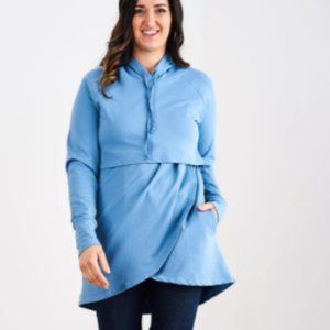 Latched Mama Petal Front Maternity/Nursing Hoodie